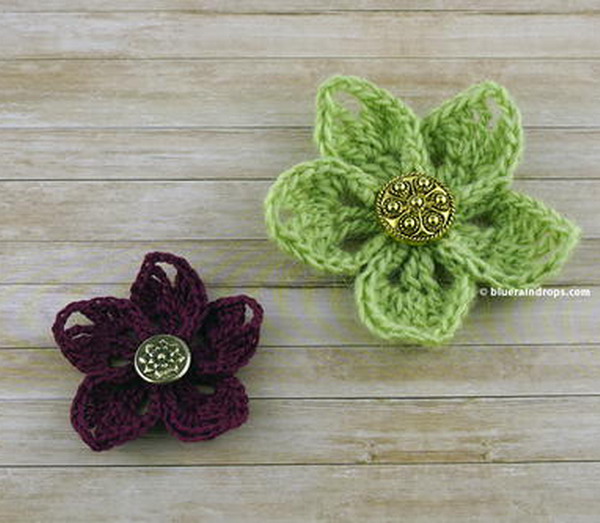 Easy Crochet Wildflower Pattern