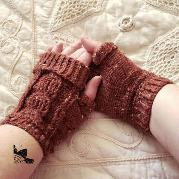 Gladys Gloves Free Crochet Pattern