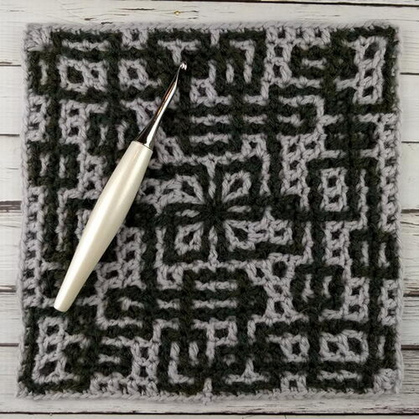 September Square Free Crochet Pattern
