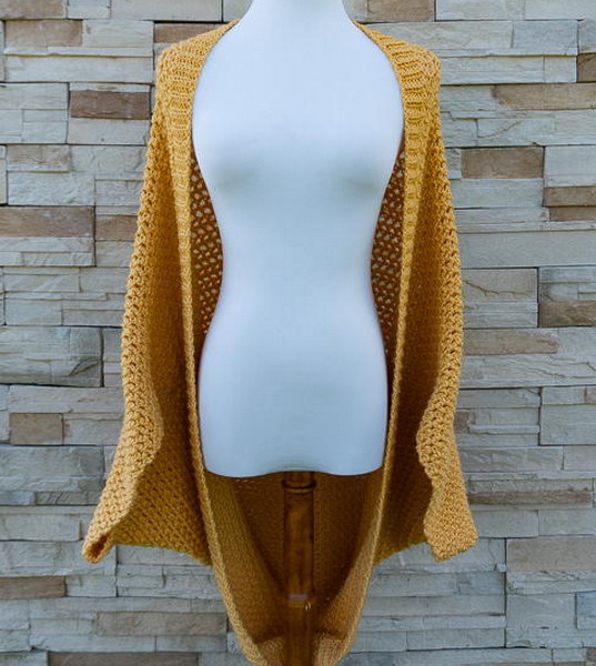 Cocoon Sweater Free Crochet Pattern