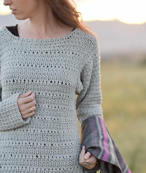 Lakeside Pullover Pattern Free Crochet