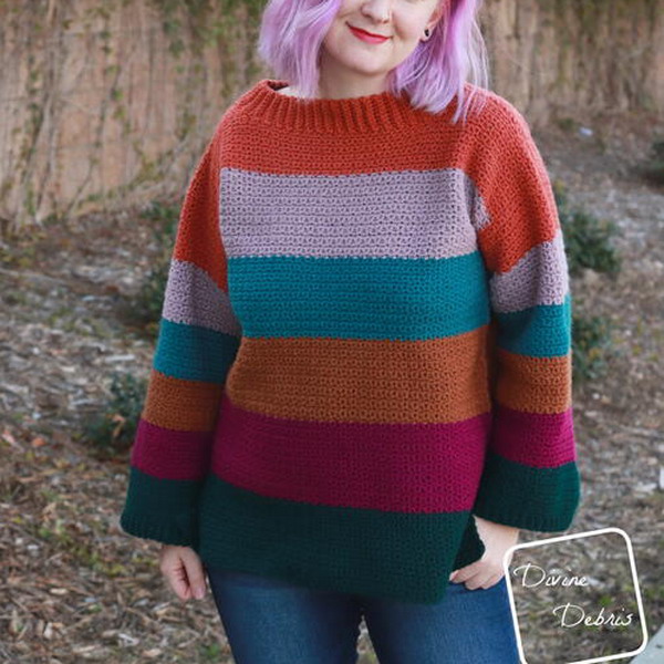 Amelia Pullover Free Crochet Pattern
