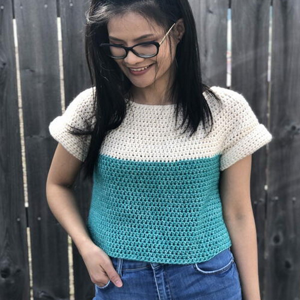 Every Day Crochet Pullover Top Free Pattern