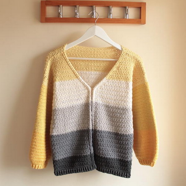 Gap Year Cardigan Free Crochet Pattern