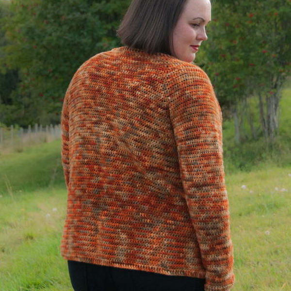 Fall Favorite Classic Raglan Cardigan Free Crochet Pattern