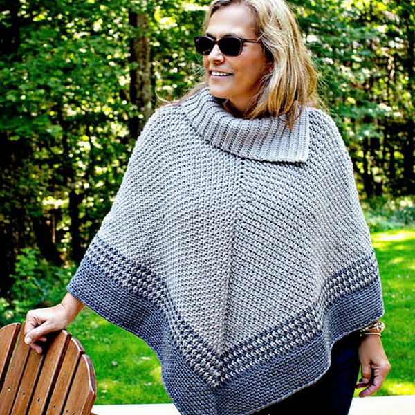 Fatima Poncho Free Crochet Pattern