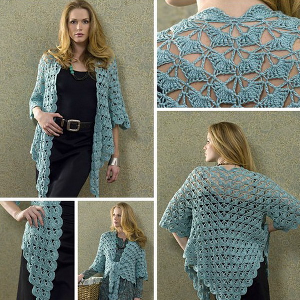 Popular Zen Jacket Free Crochet Pattern