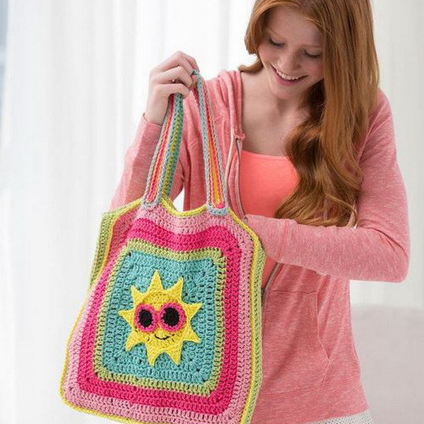 Sunshine Crochet Bag Free Crochet Pattern