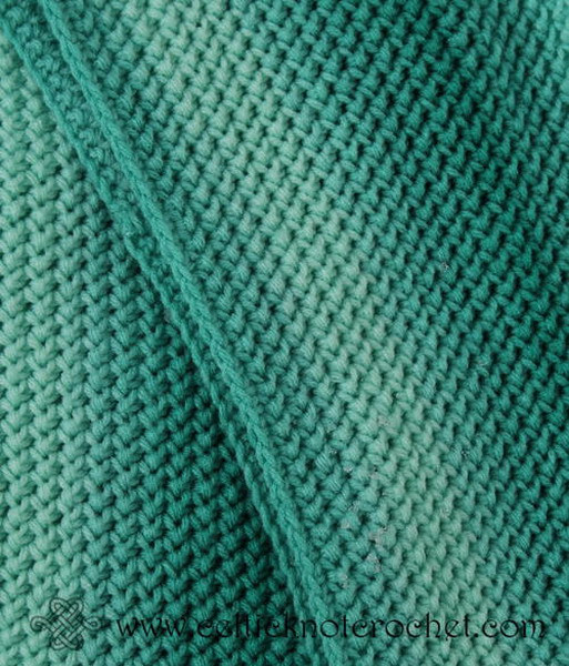 Ombre Log Cabin Infinity Scarf Free Crochet Pattern