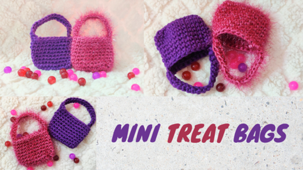 Crochet Mini Treat Bags