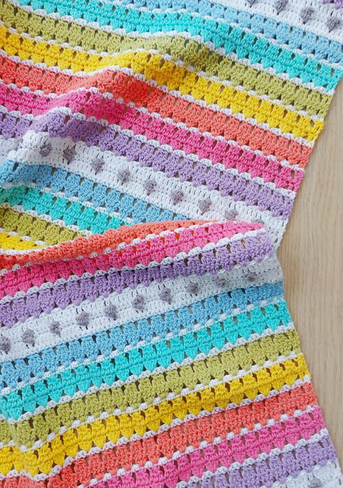 Afternoon At The Circus Blanket Free Crochet Pattern