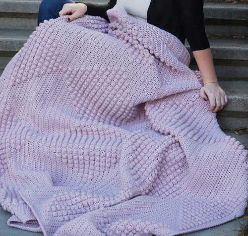 Bridget Bobble Blanket Free Crochet Pattern