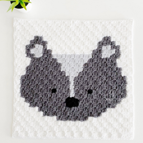 C2c Skunk Free Crochet Pattern