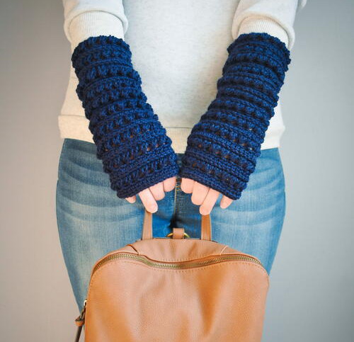Mattina Crochet Fingerless Gloves