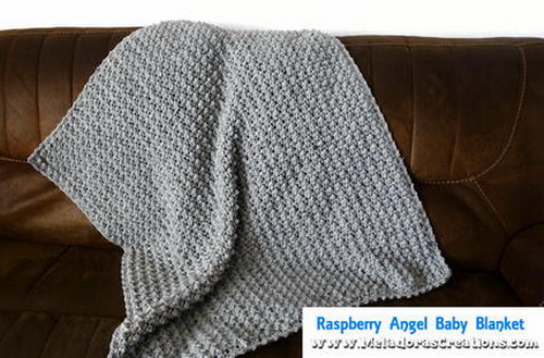 Raspberry Angel Baby Crochet Afghan