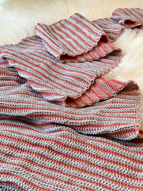 Seeing Stripes Shawl Free Crochet Pattern