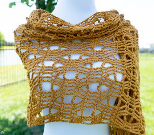 Let It Bee Wrap Free Crochet Pattern