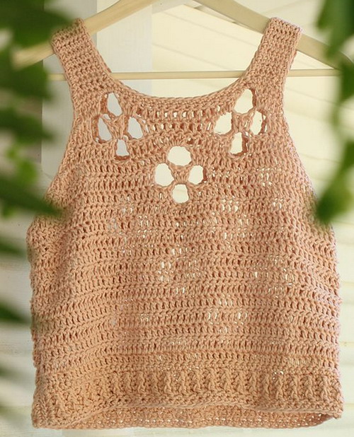 Free crochet tank top patterns for beginners