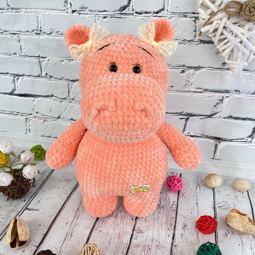 Hippo amigurumi free pattern