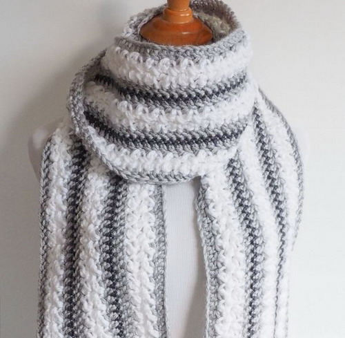 Winter Wonderland Scarf » Weave Crochet