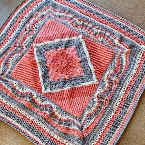 Mandala Blanket CAL Free Crochet Pattern