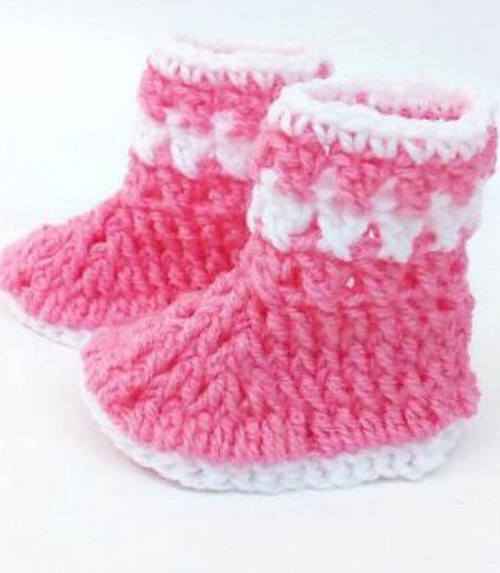 Little Baby Boots Free Crochet Pattern