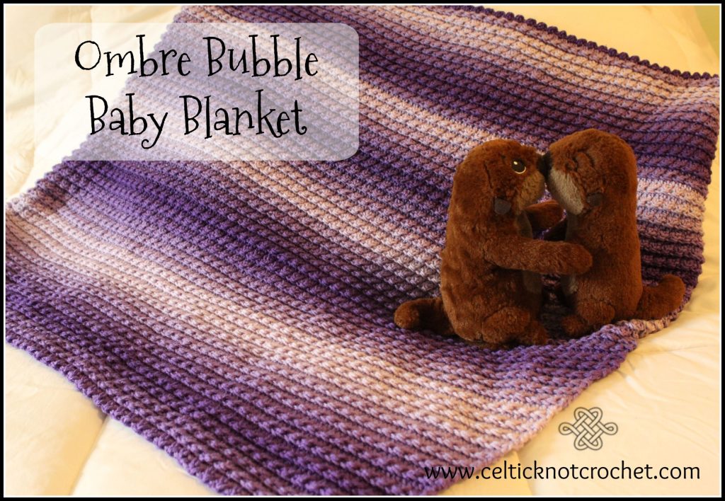Ombre Bubble Baby Blanket