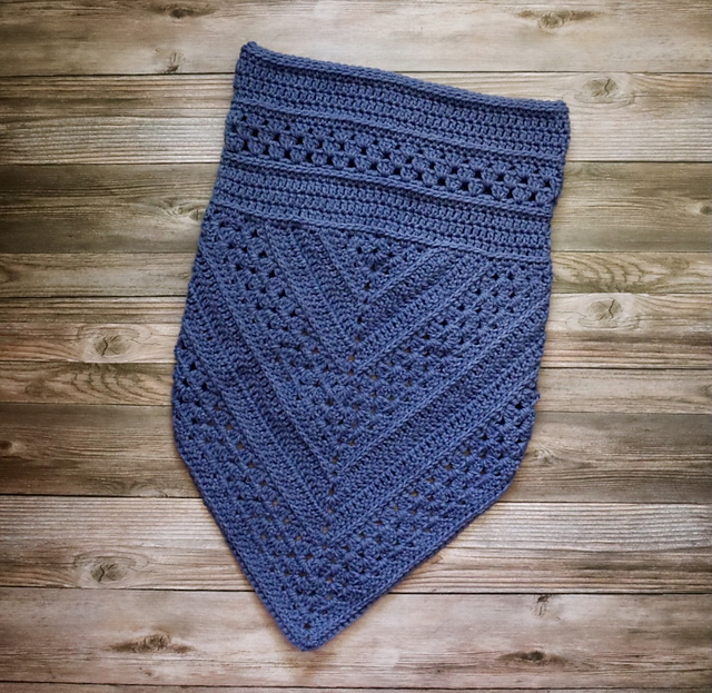 Granny's Point Triangle Scarf