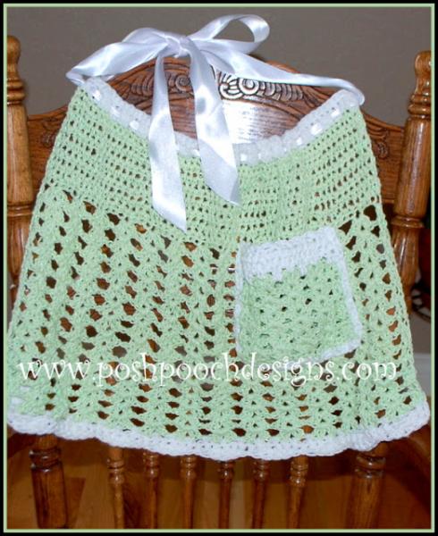 Crochet apron