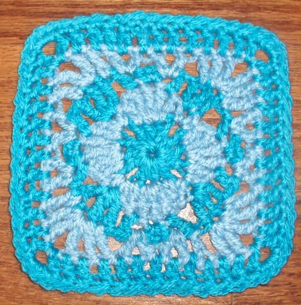 Solid granny rectangle crochet pattern