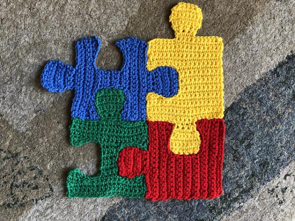 Crochet puzzle piece pattern free