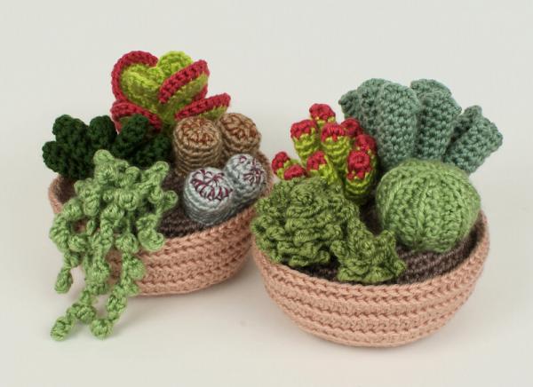 Crochet succulent pattern