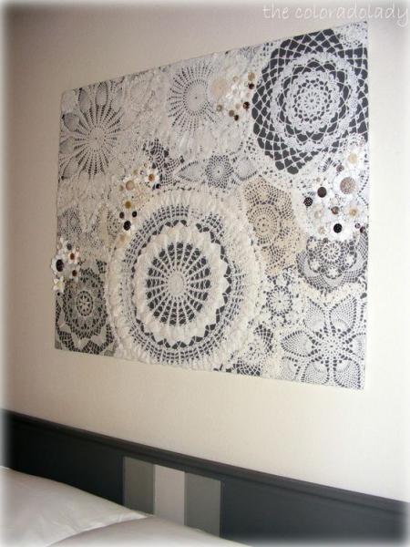 Crochet wall decoration