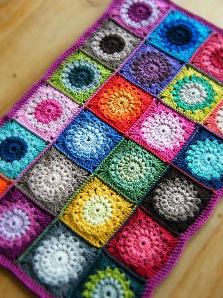 Crochet granny squares