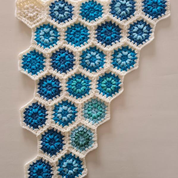 Primrose Hexagon Blanket Free Crochet Pattern