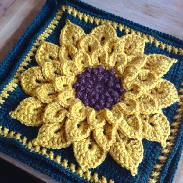 Sunflower crochet patterns free