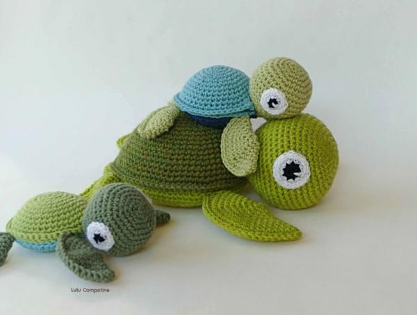 Baby sea turtle crochet pattern free