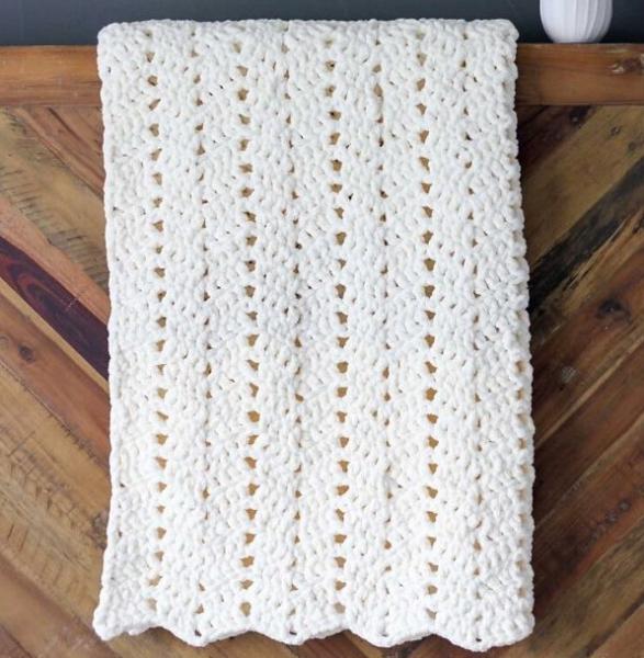 The Snow Drifter Chunky Blanket