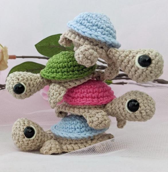 Cute Little Turtle Crochet Free Pattern