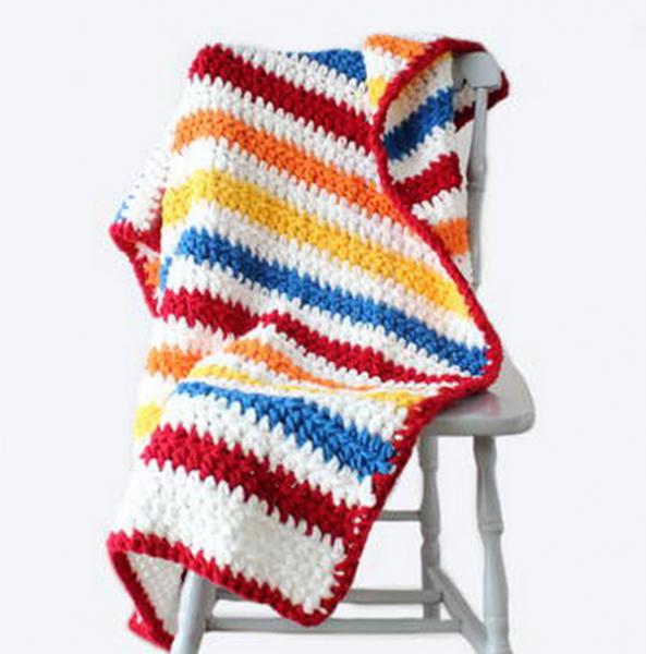 Stripey Days Baby Blanket