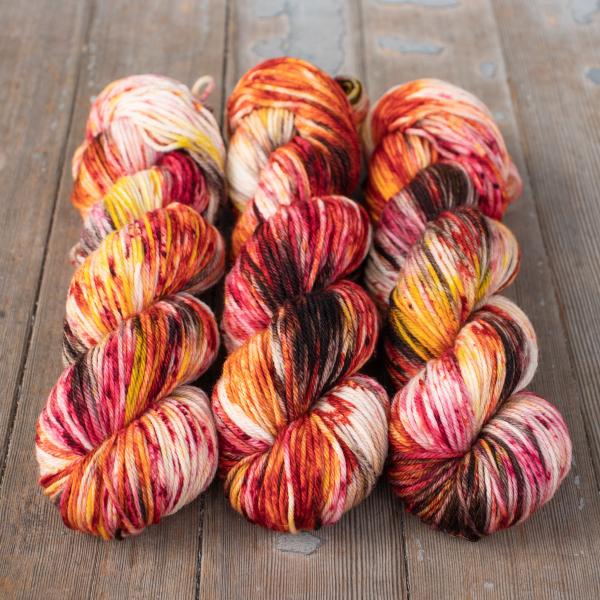 Worsted-weight yarn