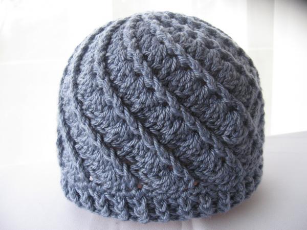 Spiral crochet hat pattern