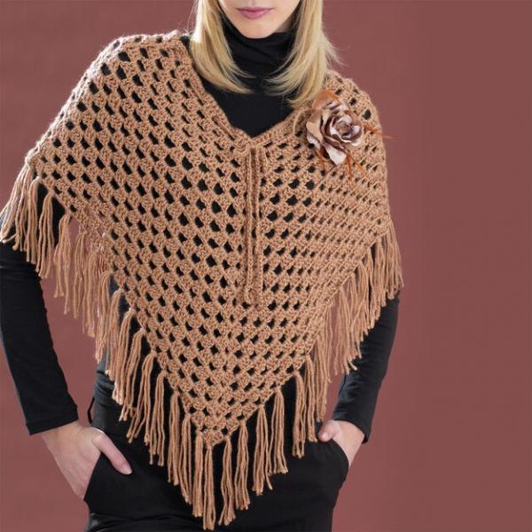 Crochet poncho