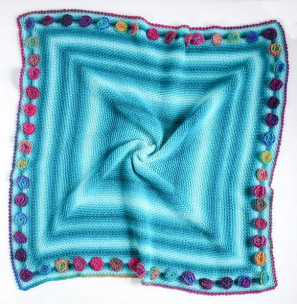 Flower Meadow Blanket Free Crochet Pattern