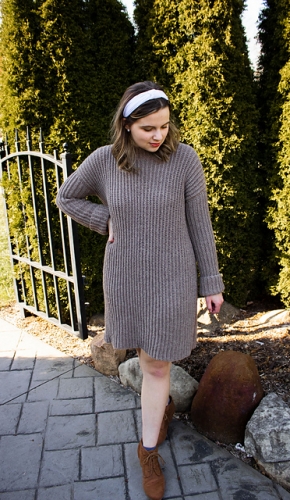 Willa Ribbed Sweater Dress