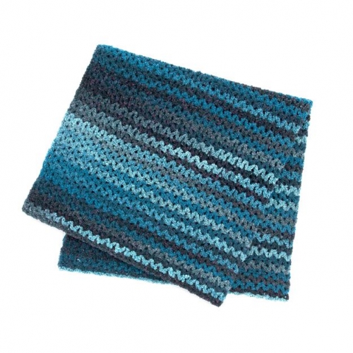 Wide V-Stitch Blanket