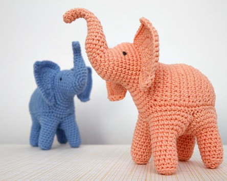 Free elephant crochet pattern