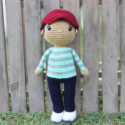 Zayd The Boy Crochet Doll