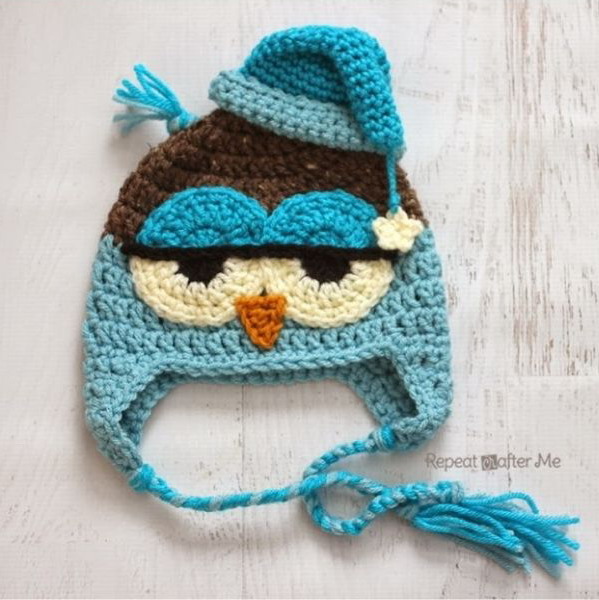 Crochet Snowy Owl Hat » Weave Crochet