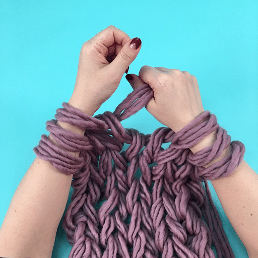 Arm-knitting